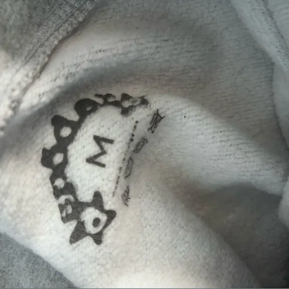 Heather grey sp5der hoodie